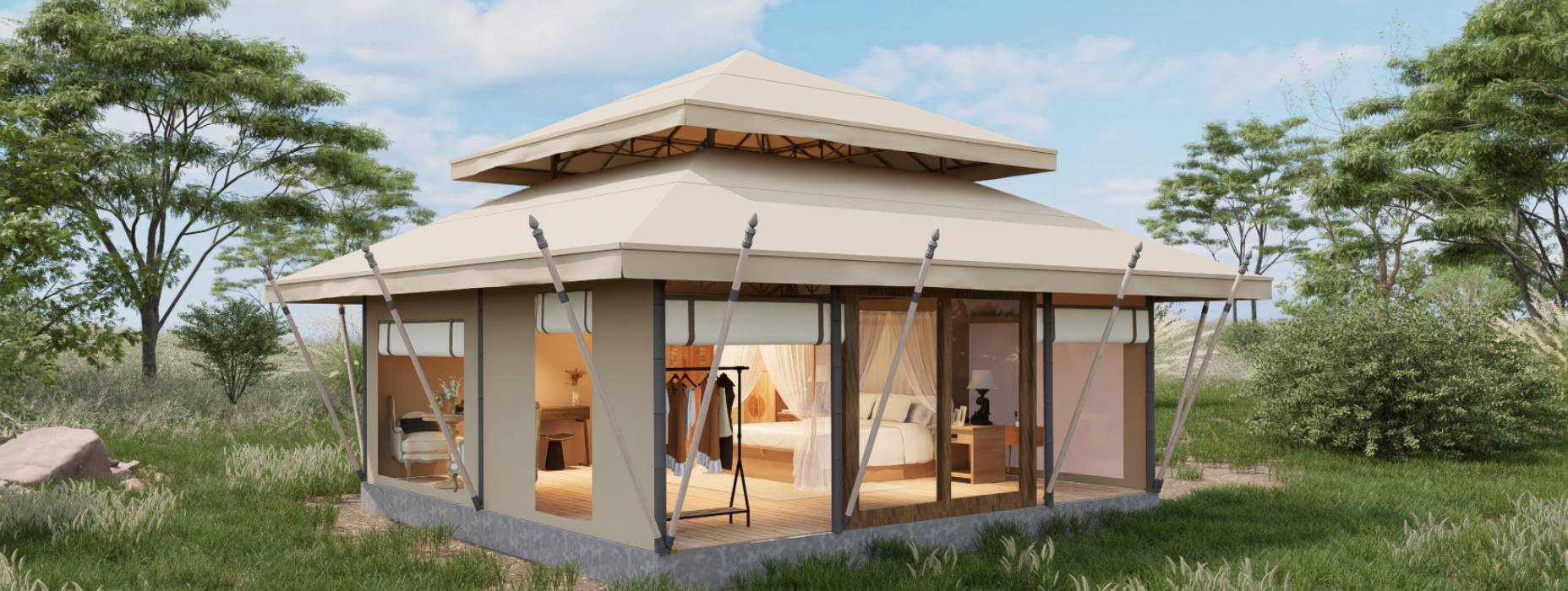 永定区户外野奢帐篷